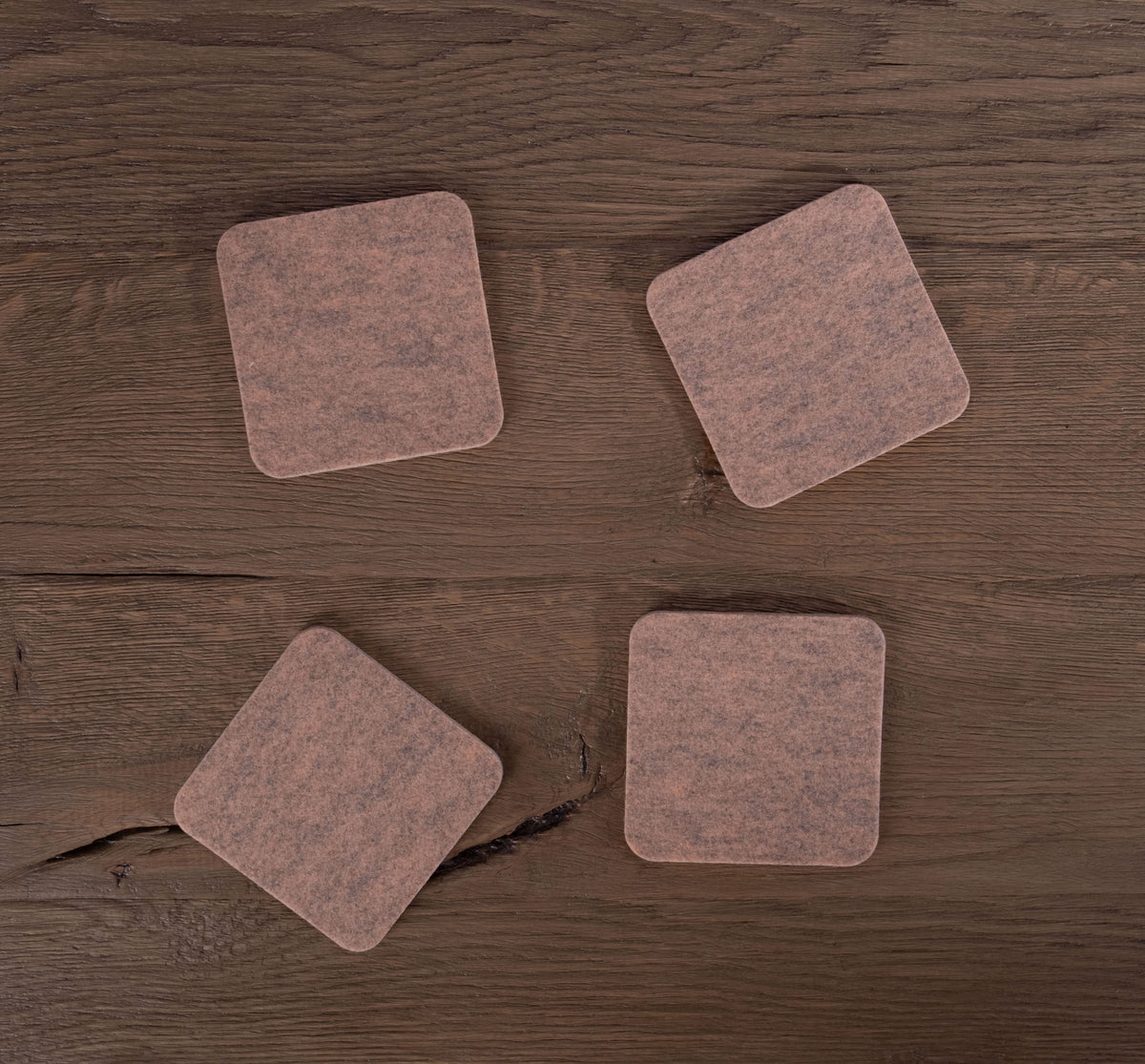 Premium 5mm Recycled Felt Coasters – Set of 4